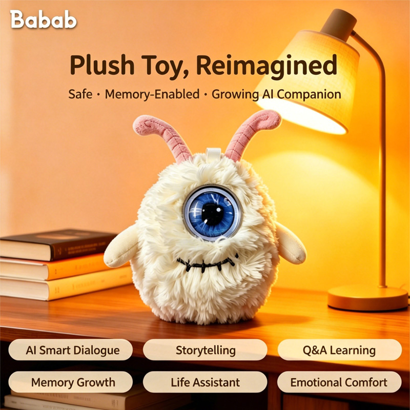 Kids Education Company - One-eyed Monster AI Plush Toy Smart