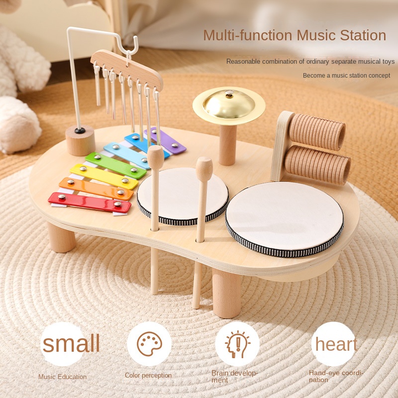 Kids Educational Game 3 - LazyChild Kids Educational Toy Wooden Music
