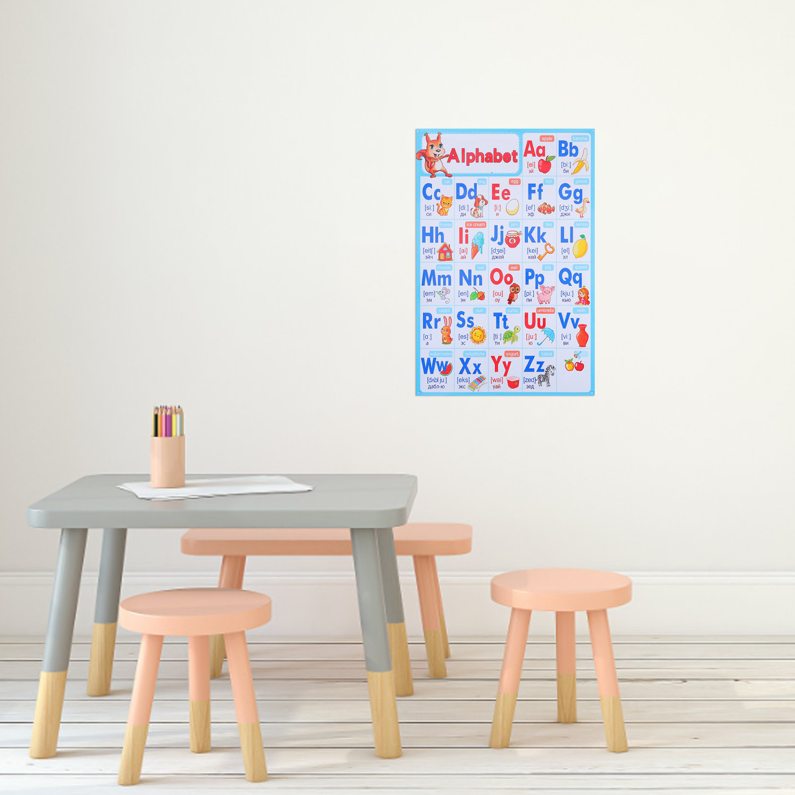 Abc Kids Early Education - Abc Poster for Preschool Classroom Alphabet