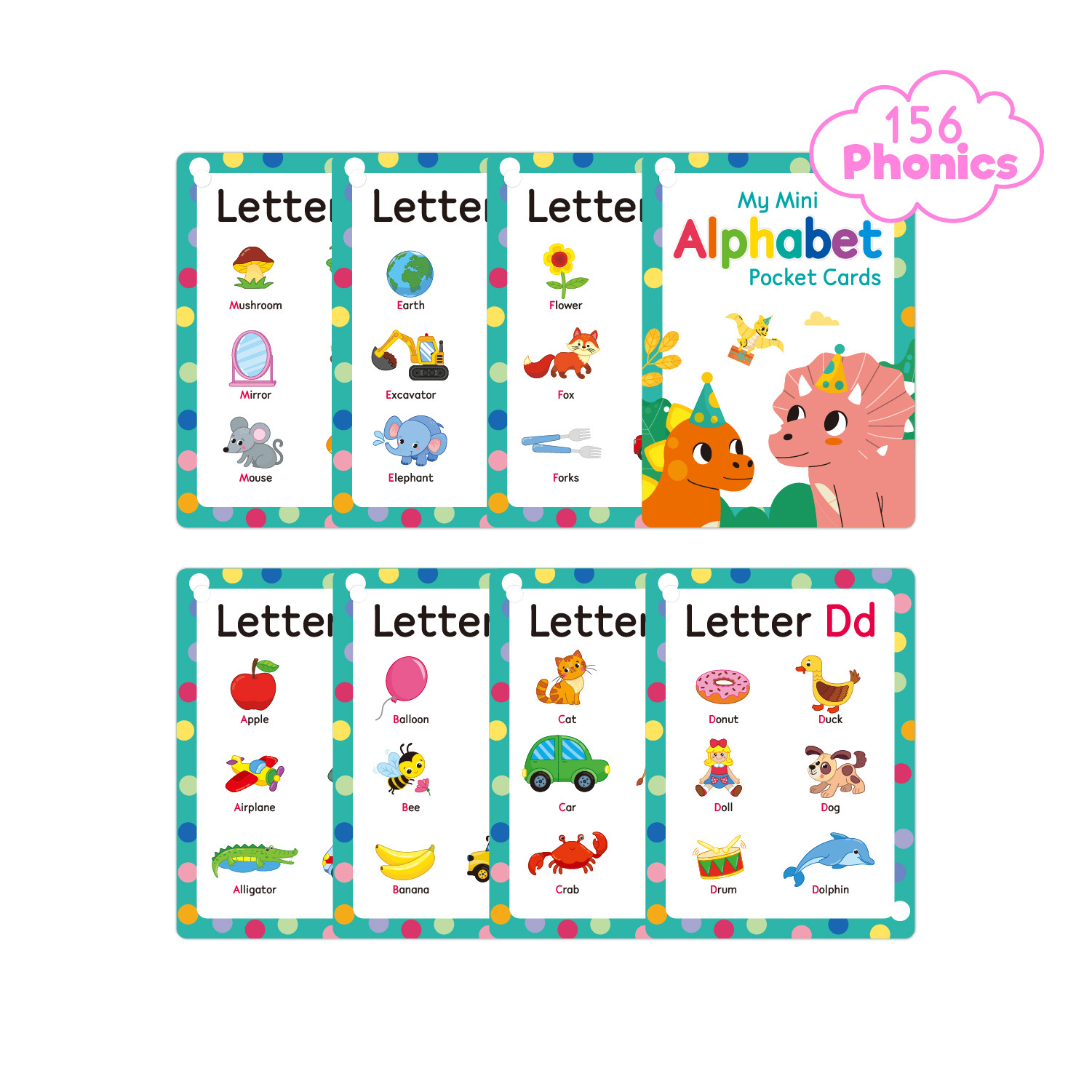 Abc Kids Early Education - ABC Phonics Flash Cards for Kids