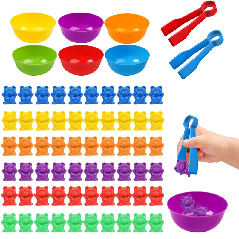 Kids Educational Game 3 - Counting Bears Matching Games Color Sorting