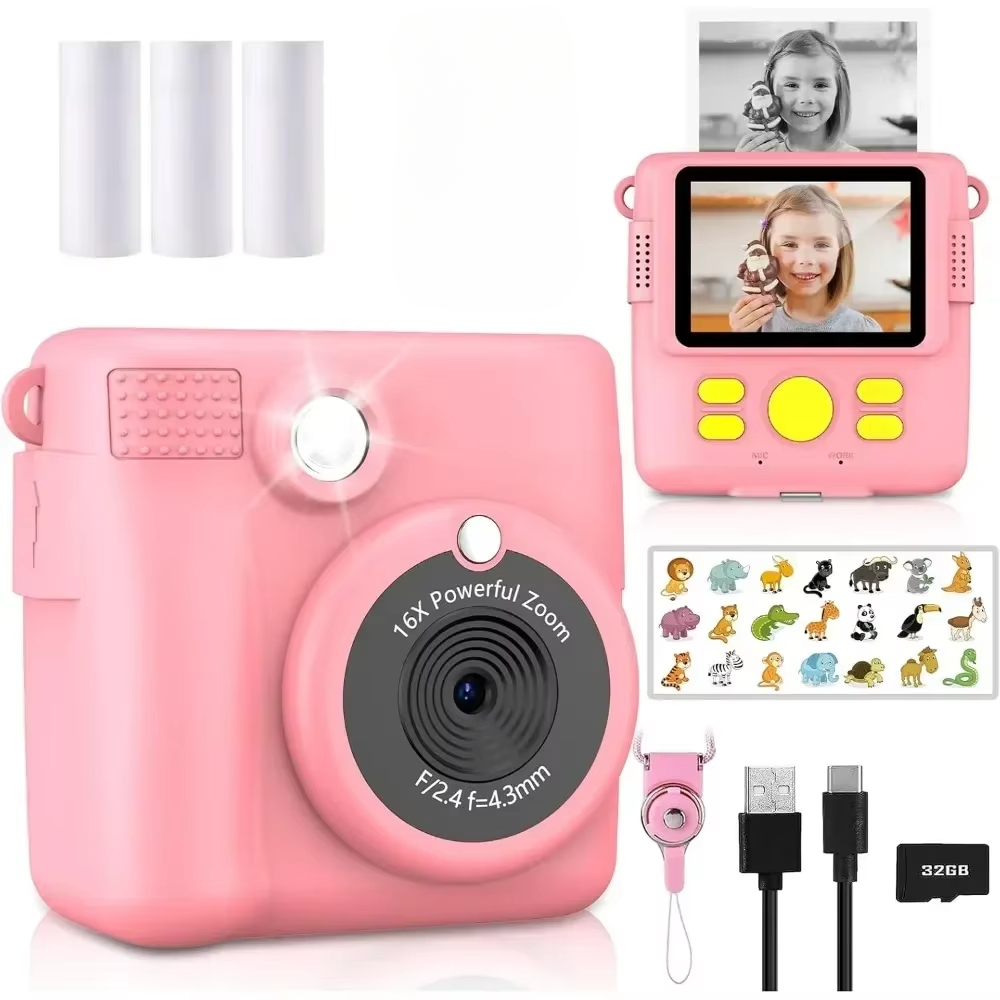 Kids Education Free App - Instant Print Camera for Kids, Camera