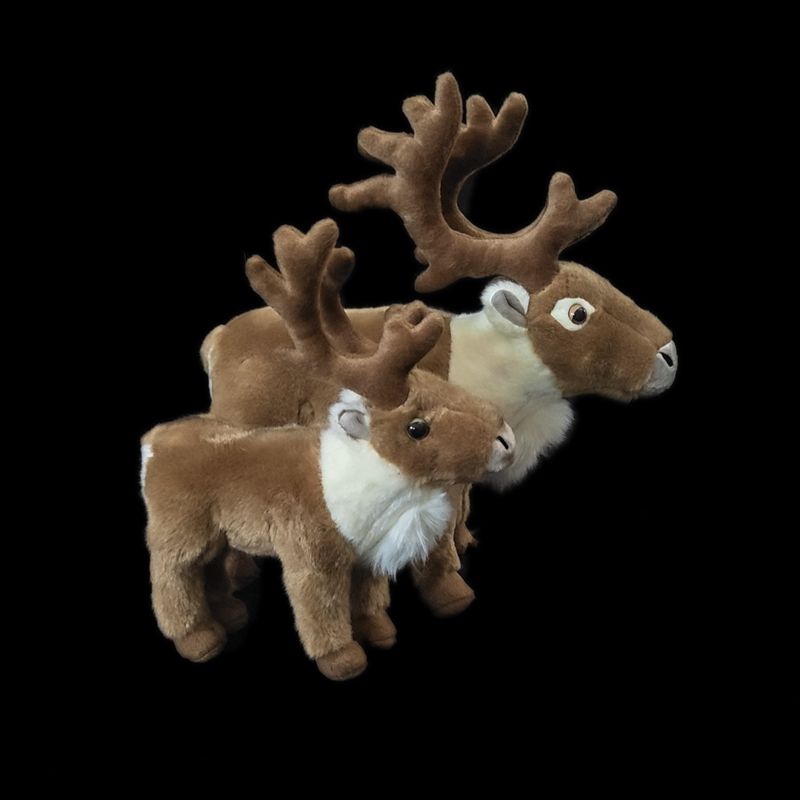 Kids Education Learn Tv - Cute Realistic Reindeer Plush Toy Wild