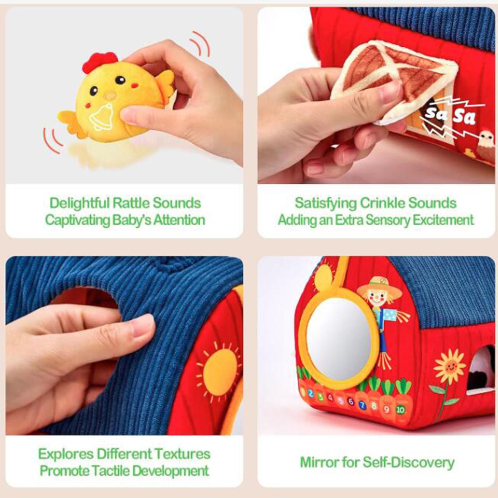 Kids Education Learn Tv - Plush Farm Animals Gifts Christmas Soft