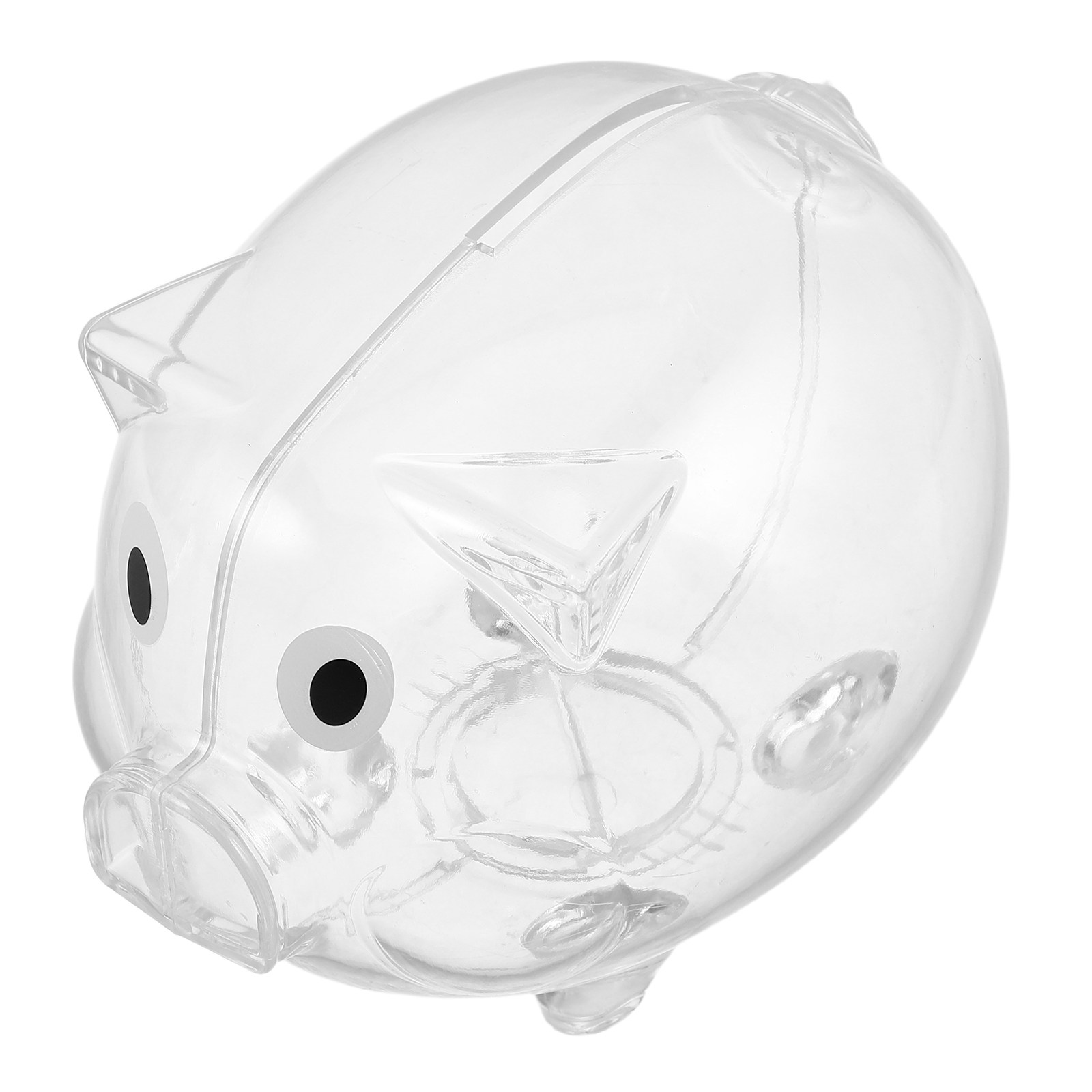 2Pcs Transparent Pig Money Ban - Kids Education Savings review and price