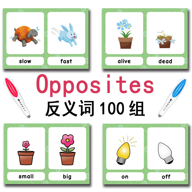 The 100 Groups Opposites Flash - Kids Education App review and price