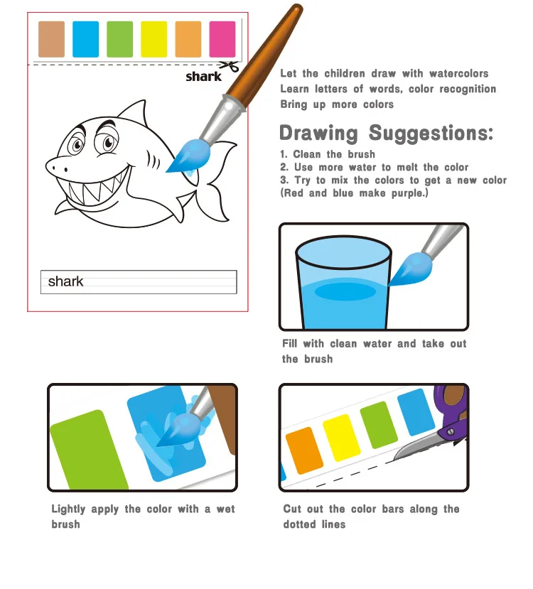 8Pcs Coloring Books Toys for K - Kids Education Toy review and price