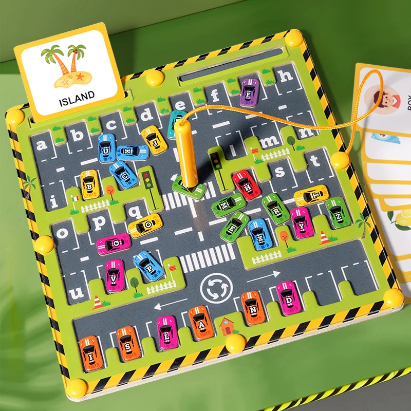 Magnetic Car Alphabet Maze Mon - Abc Kids Early Education review and price