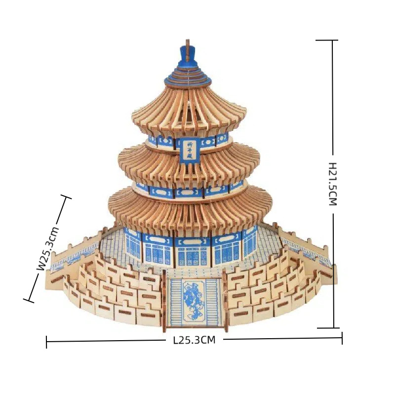 Chinese Temple of Heaven 3D Wo - Kids Heaven Education review and price