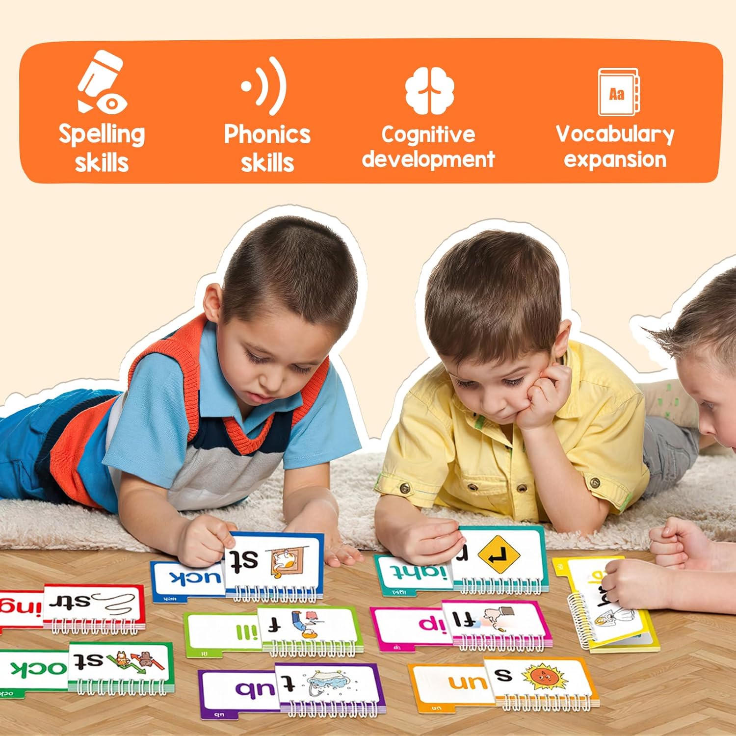 Phonics Flash Cards Word Famil - Phonics Card Game review and price