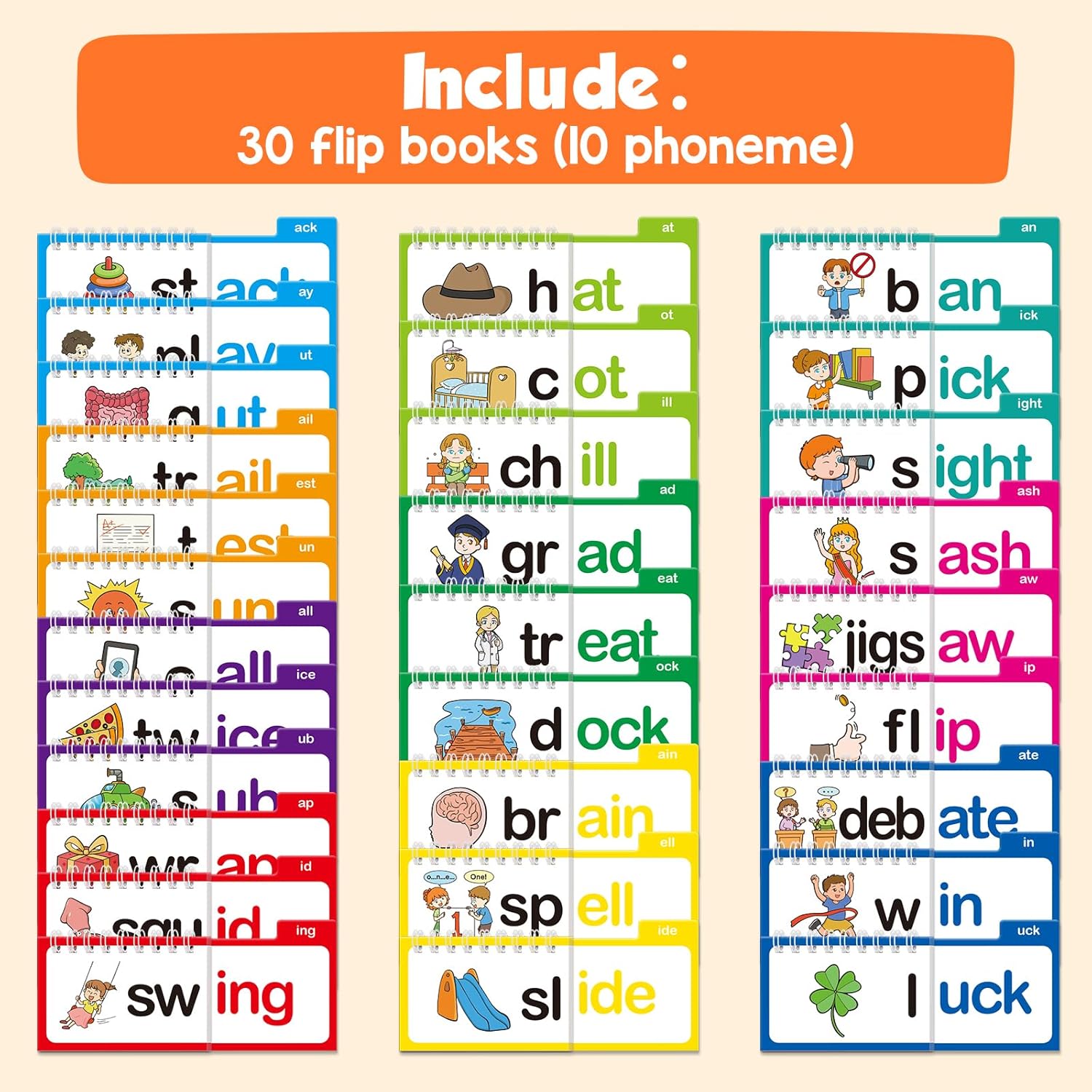 Phonics Flash Cards Word Famil - Phonics Card Game review and price
