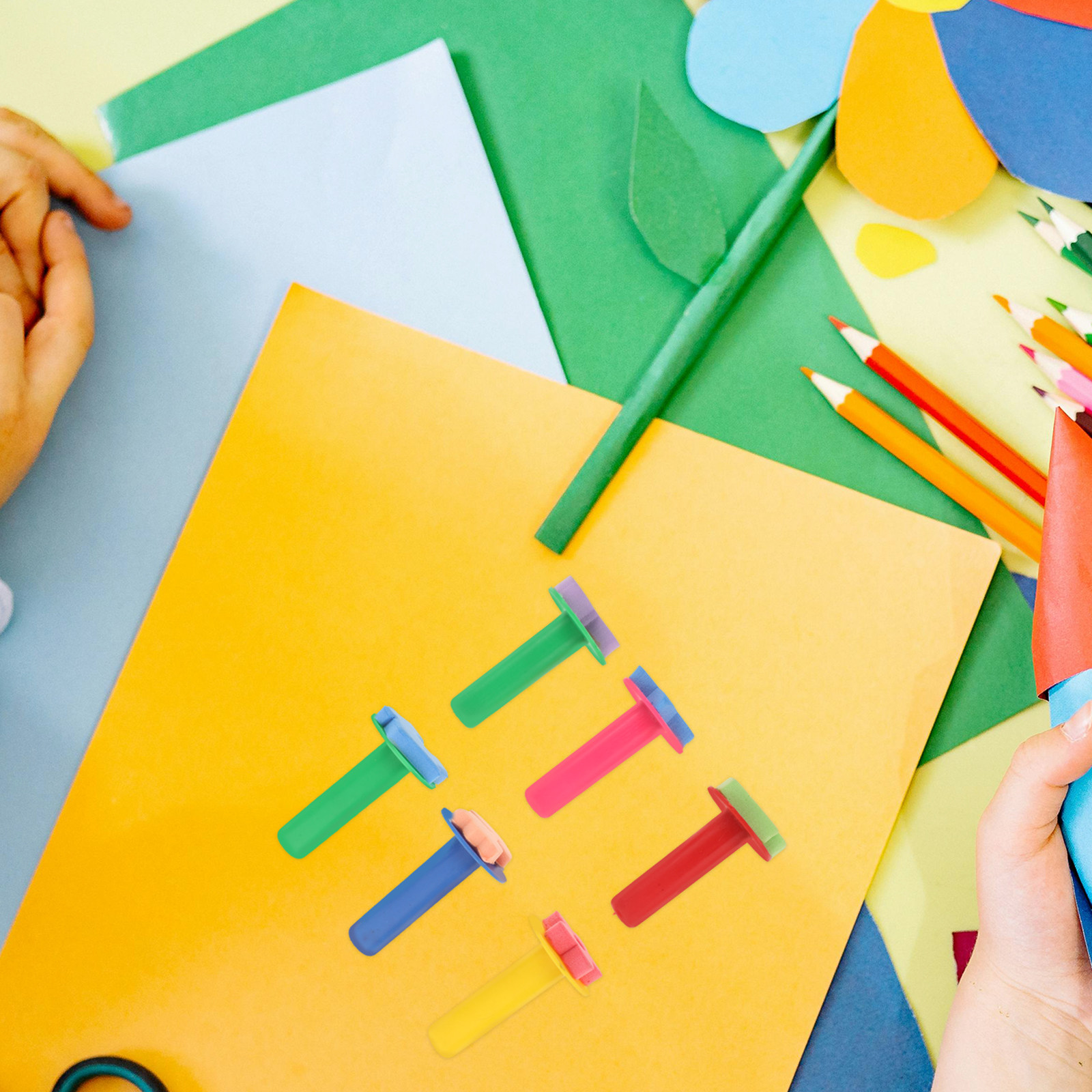 6Pcs Kids Sponge Stamp Set Saf - Kids Education Tools review and price