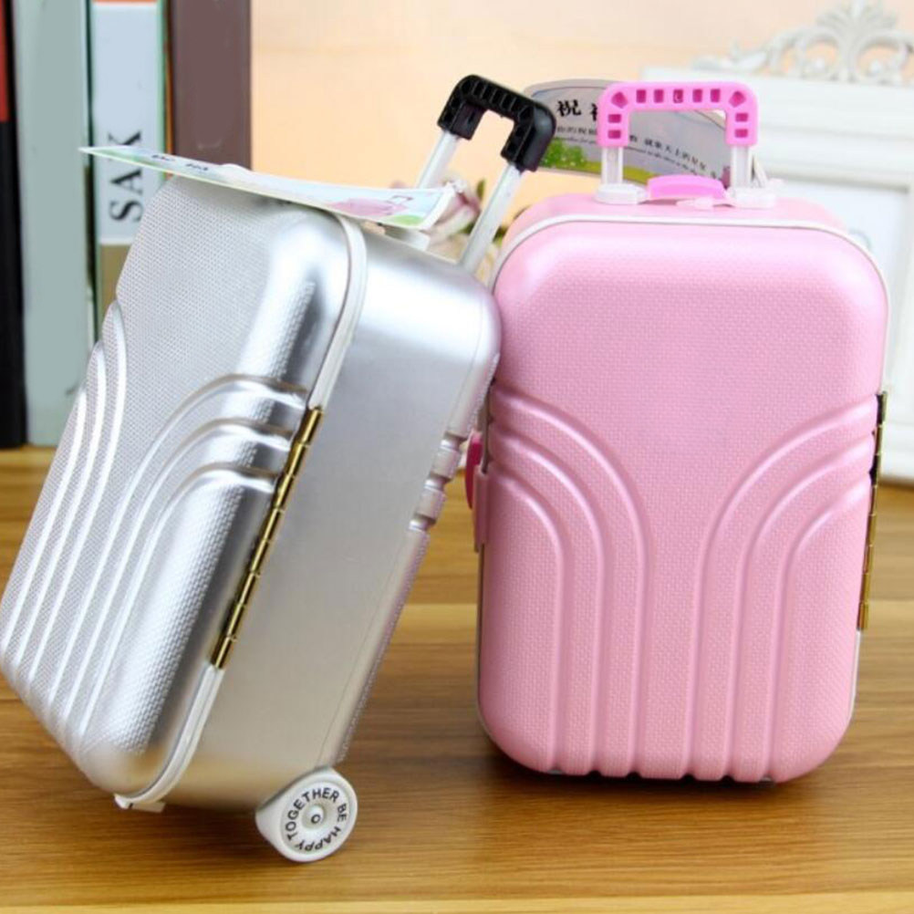 1Pcs Luggage Piggy Bank Plasti - Kids Education Savings review and price