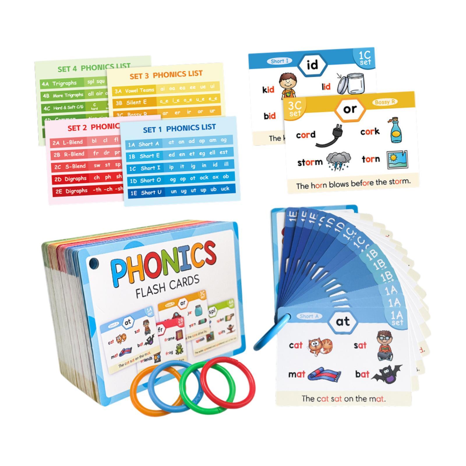 Phonics Flash Cards Learning A - Phonics Card Game review and price