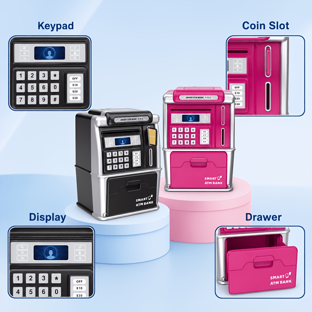 Smart ATM Piggy Bank, Automati - Kids Education Savings review and price