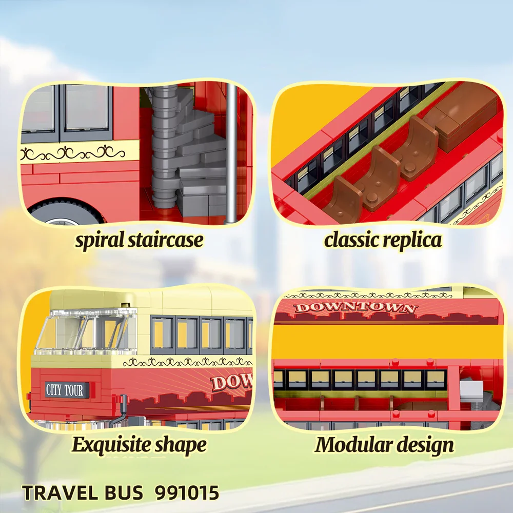 642 Pcs Germany Double-Decker  - Kids Education In Germany review and price