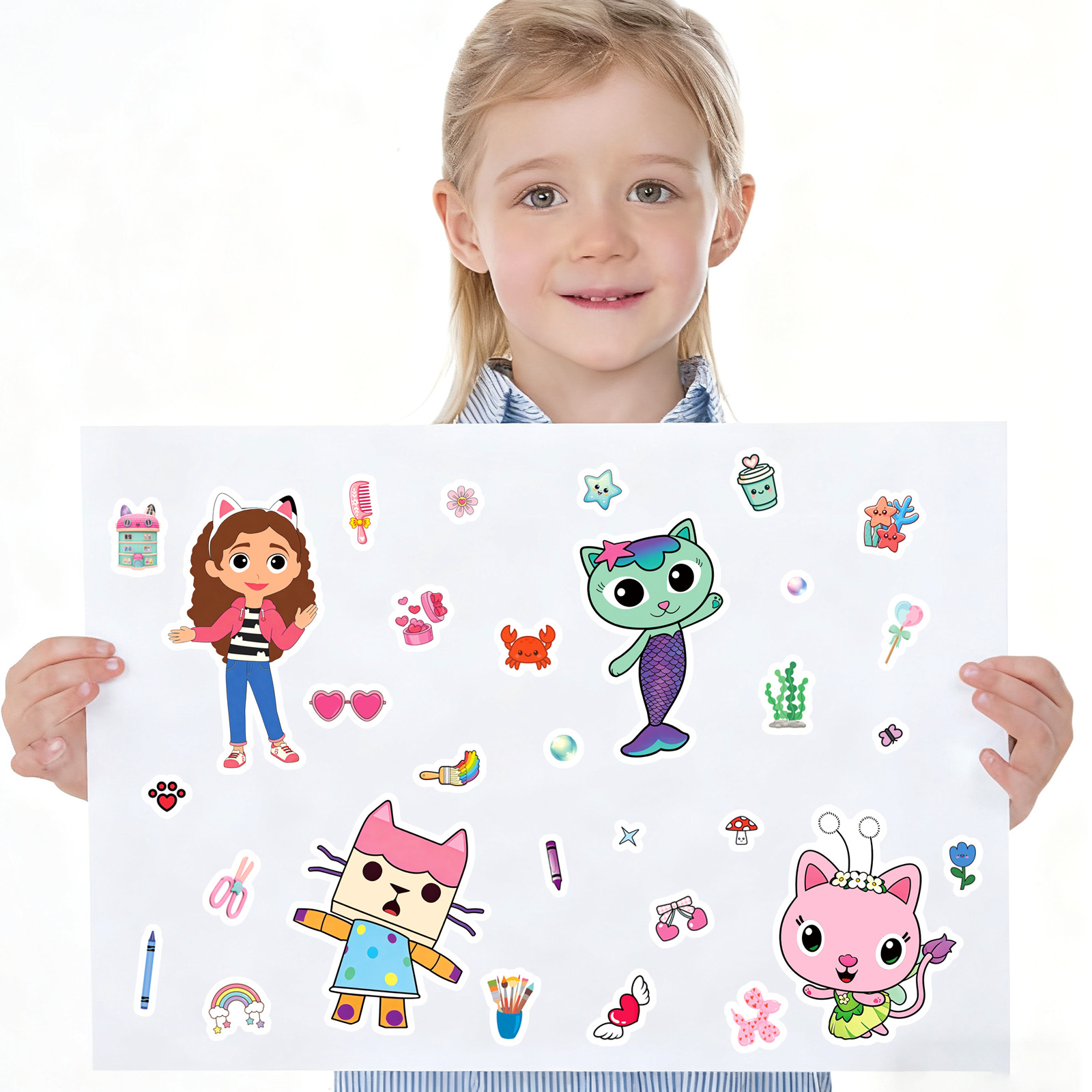 8/16Sheets Gabby's Dollhouse M - Kids Education App review and price