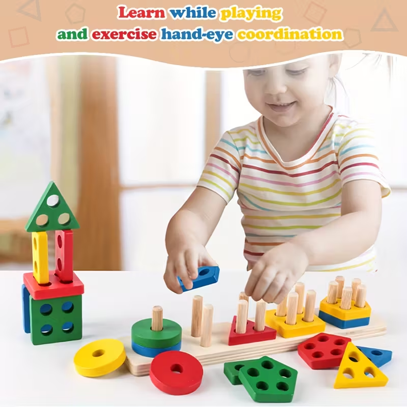 Montessori Wooden Games Baby T - Kids Educational Game 3 review and price