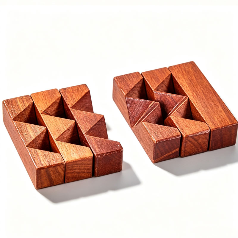 Wooden Knot Puzzle IQ Logic Tr - Kids Education Fun review and price