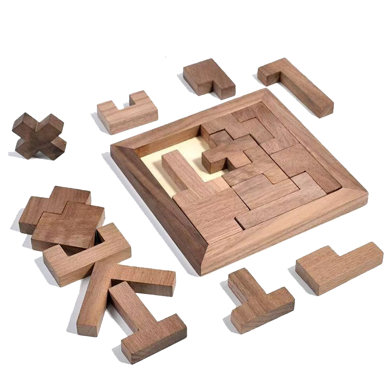 Wooden Russian Blocks Puzzle B - Kids Education Fun review and price