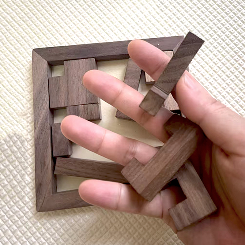 Wooden Russian Blocks Puzzle B - Kids Education Fun review and price