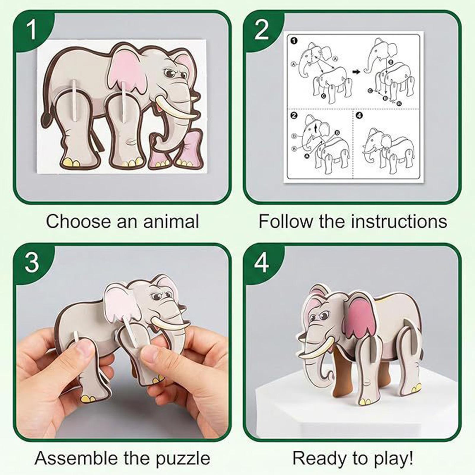 3D Cartoon Puzzles For Kids 7  - Kids Education Fun review and price