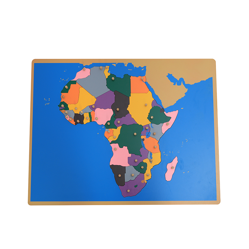 Wooden Map Puzzle of Africa Mo - Kids Education Tools review and price