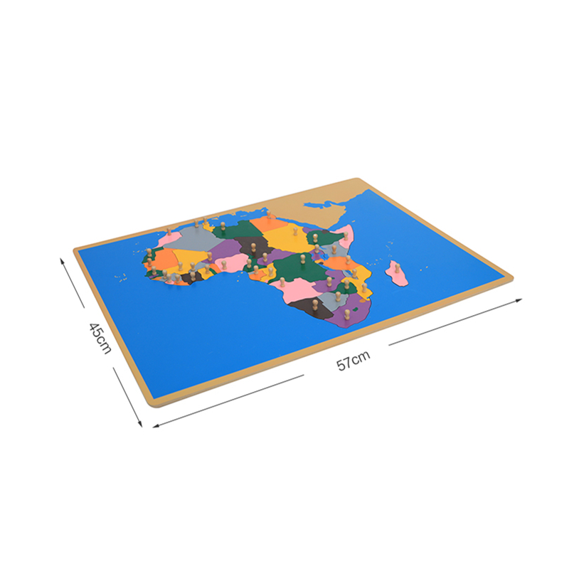 Wooden Map Puzzle of Africa Mo - Kids Education Tools review and price