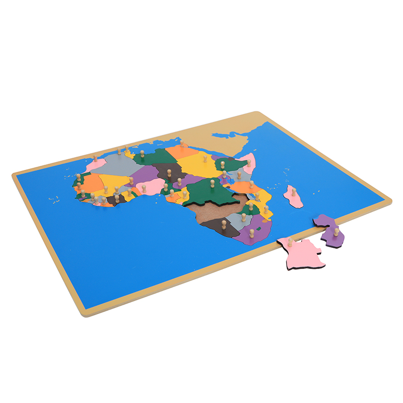 Wooden Map Puzzle of Africa Mo - Kids Education Tools review and price