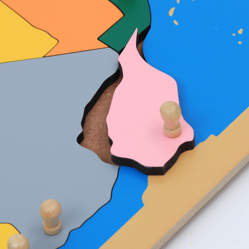 Wooden Map Puzzle of Africa Mo - Kids Education Tools review and price