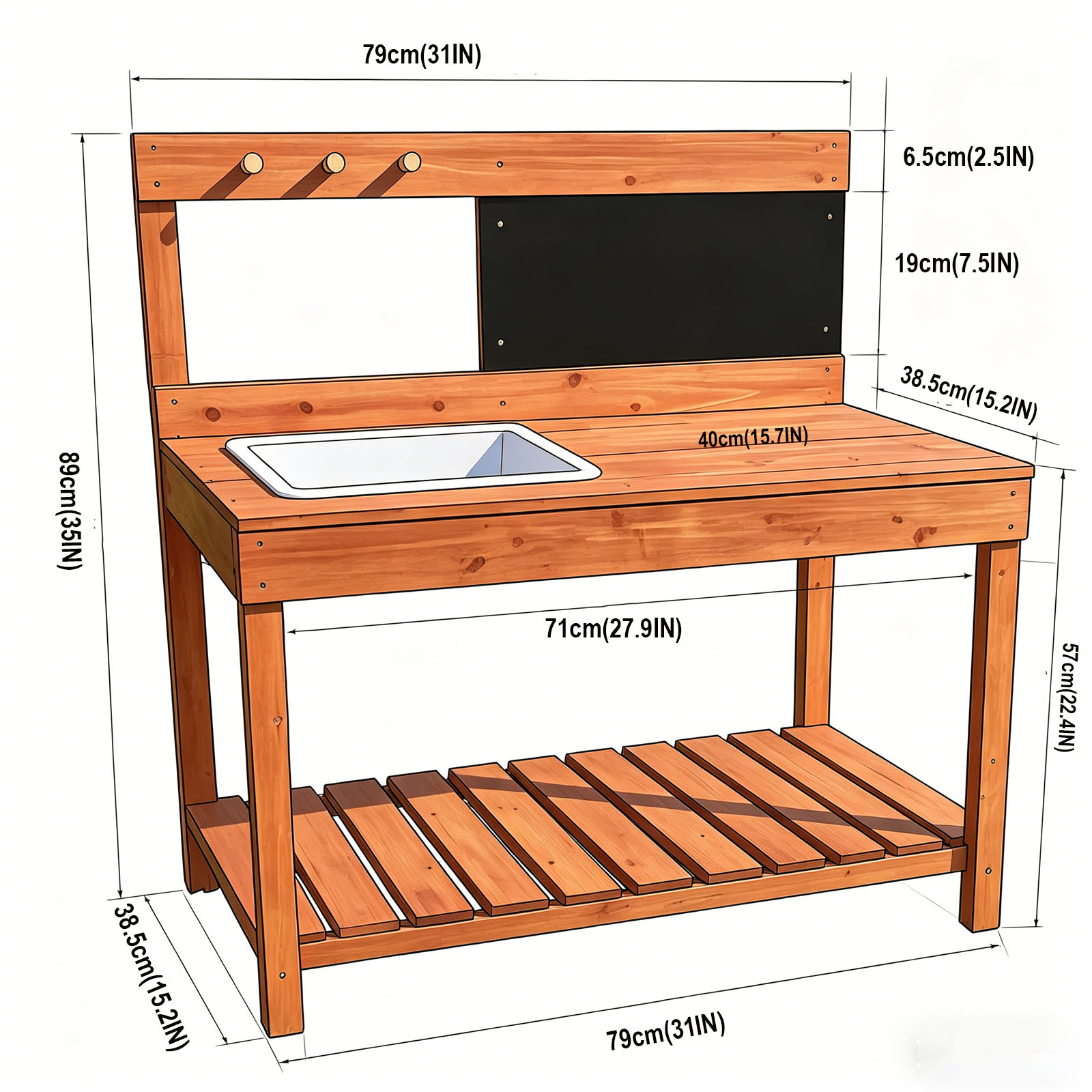 Wooden Potting Benches For Chi - Kids Education Tools review and price