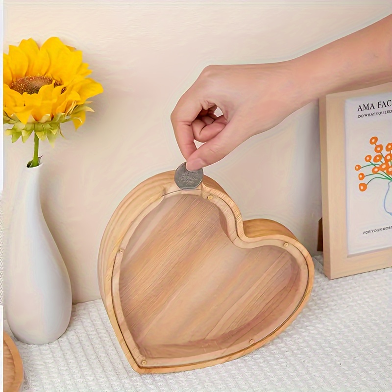 Wooden Letter Piggy Bank for K - Kids Education Savings review and price