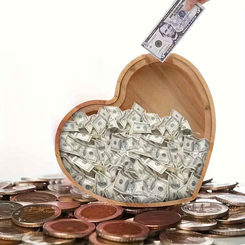 Wooden Letter Piggy Bank for K - Kids Education Savings review and price