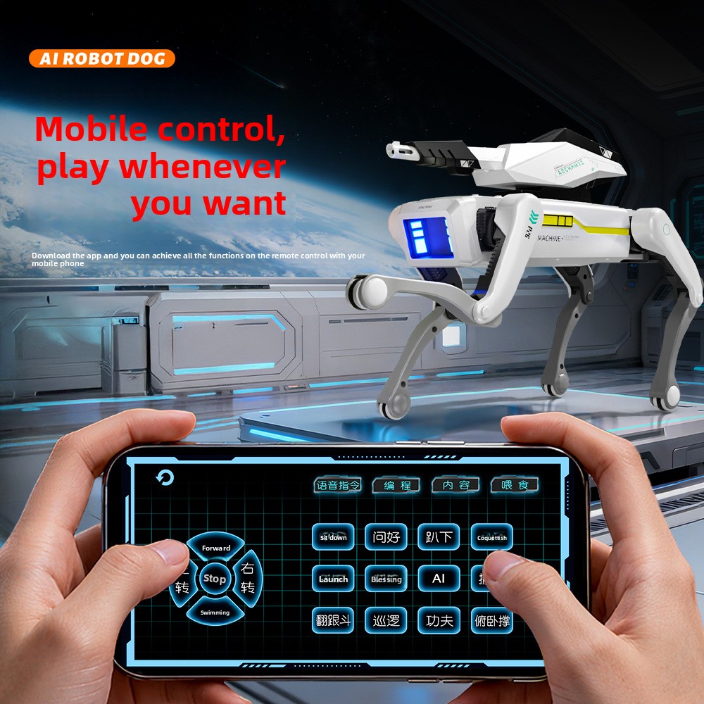 AI Intelligent RC Robot Dog Vo - Kids Education Free App review and price