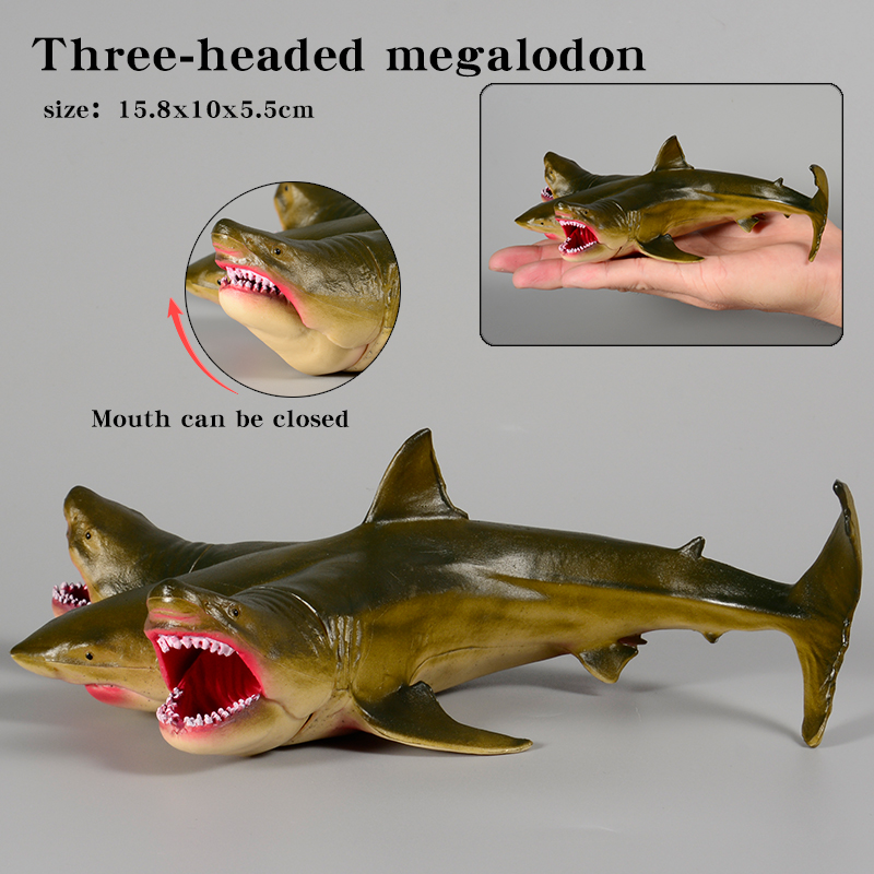 3 Headed Great White Shark Fig - Kids Education Learn Tv review and price