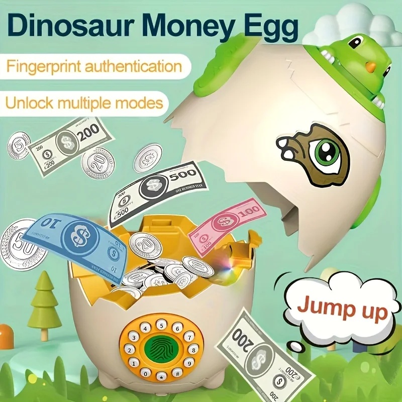 Dinosaur Egg Piggy Bank With F - Kids Education Savings review and price
