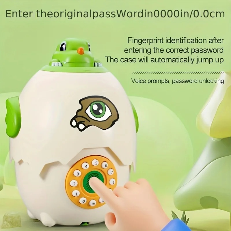 Dinosaur Egg Piggy Bank With F - Kids Education Savings review and price