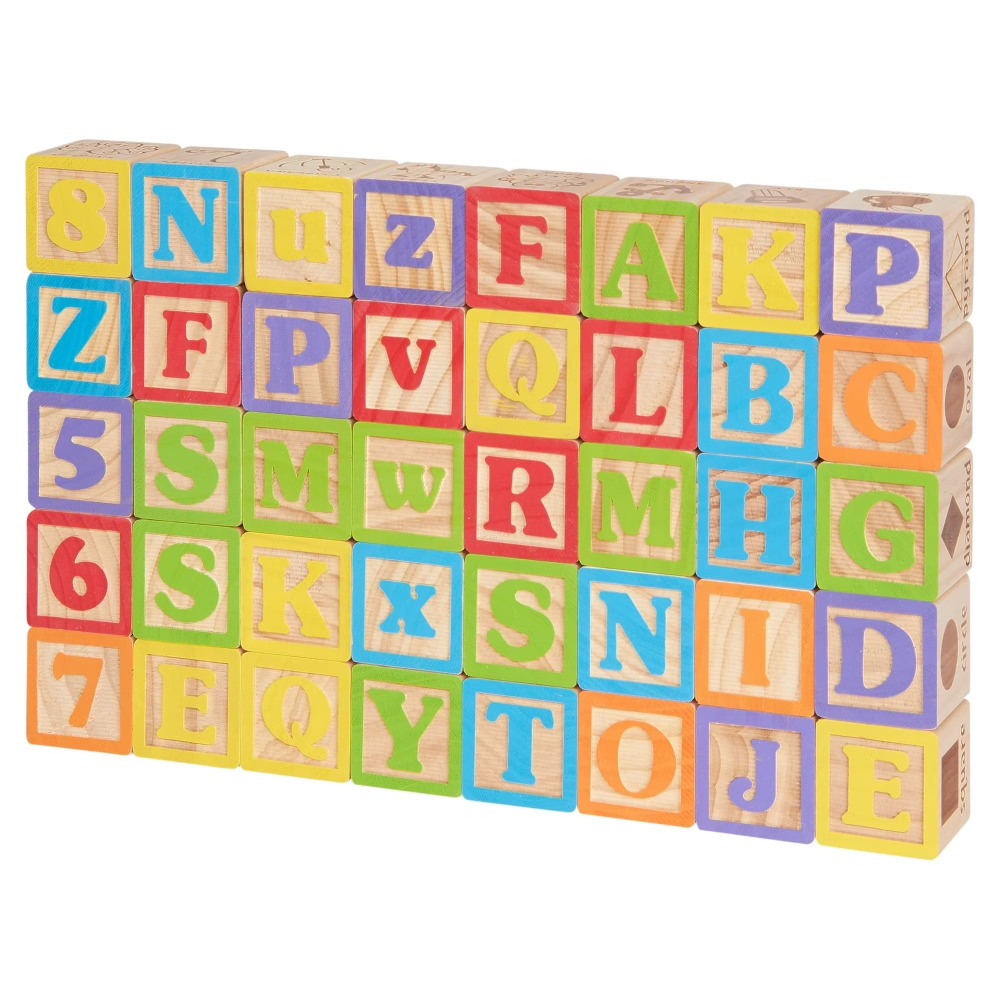ABC Wooden Blocks Set 40 Piece - Abc Kids Early Education review and price