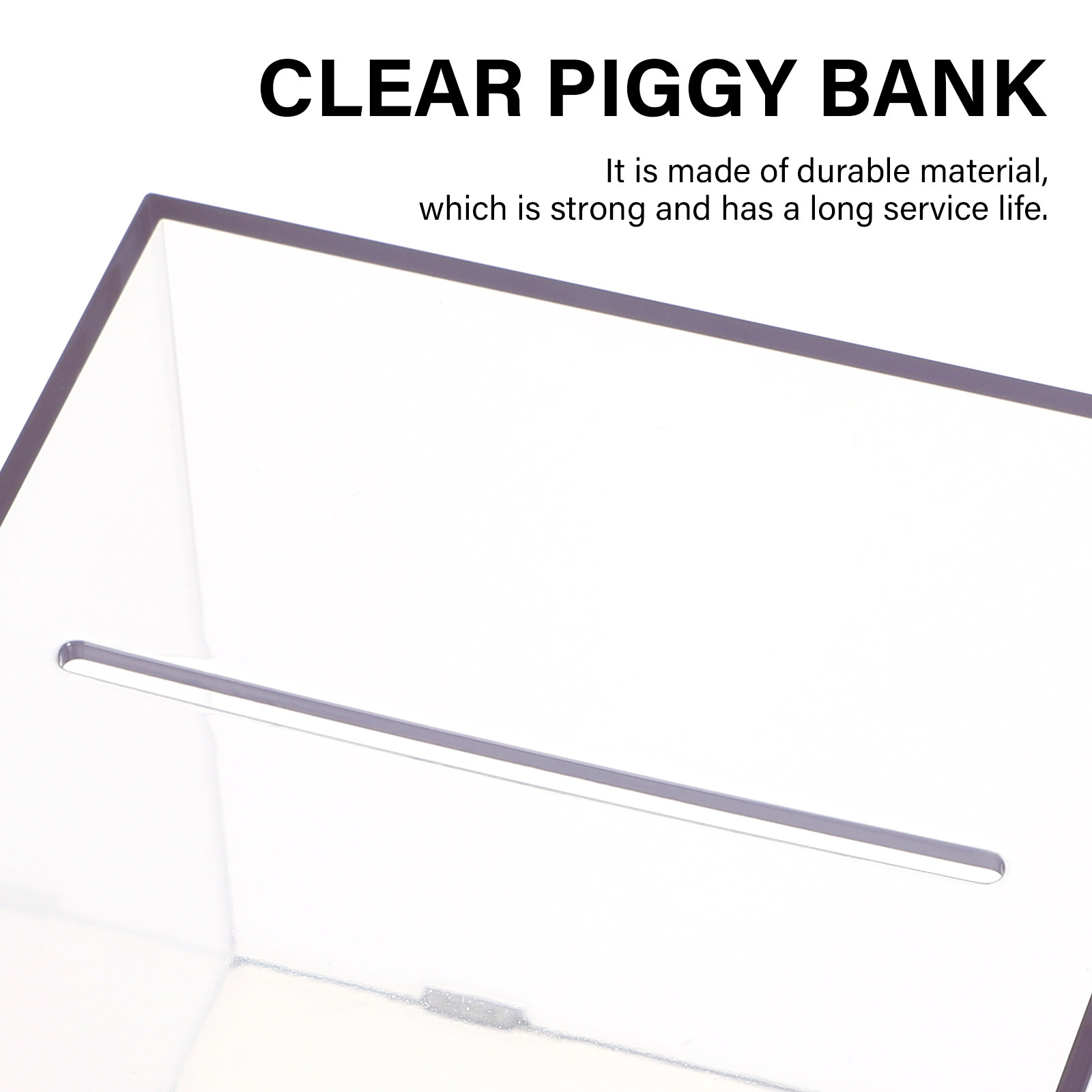 Transparent Acrylic Cube Savin - Kids Education Savings review and price