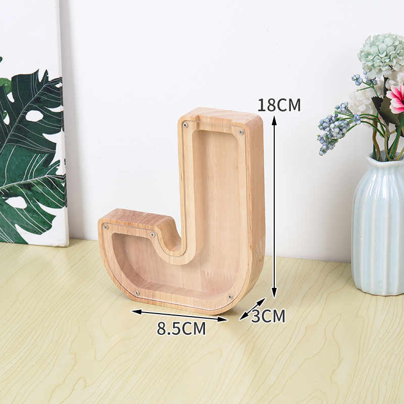 Wooden Alphabet Money Box for  - Kids Education Savings review and price