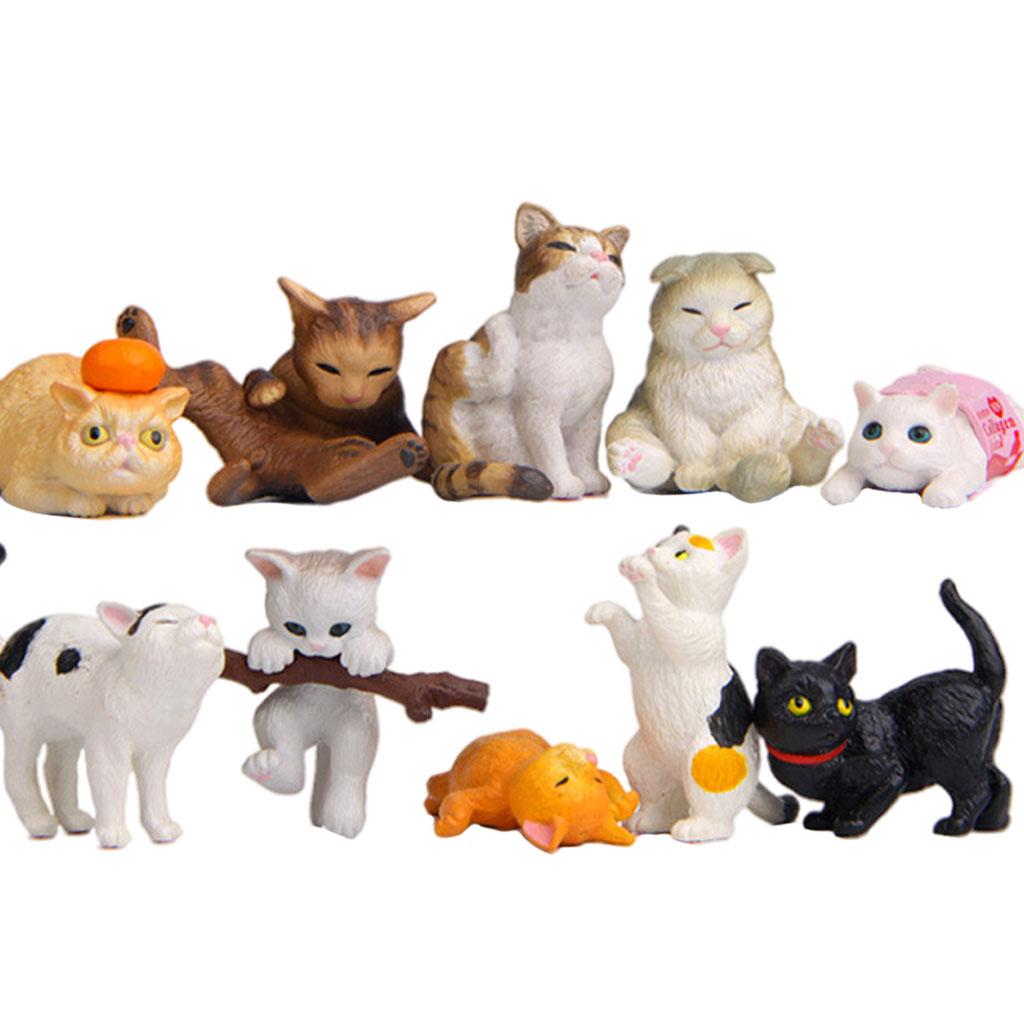10/Set Adorable Cat Figures St - Kids Education Learn Tv review and price