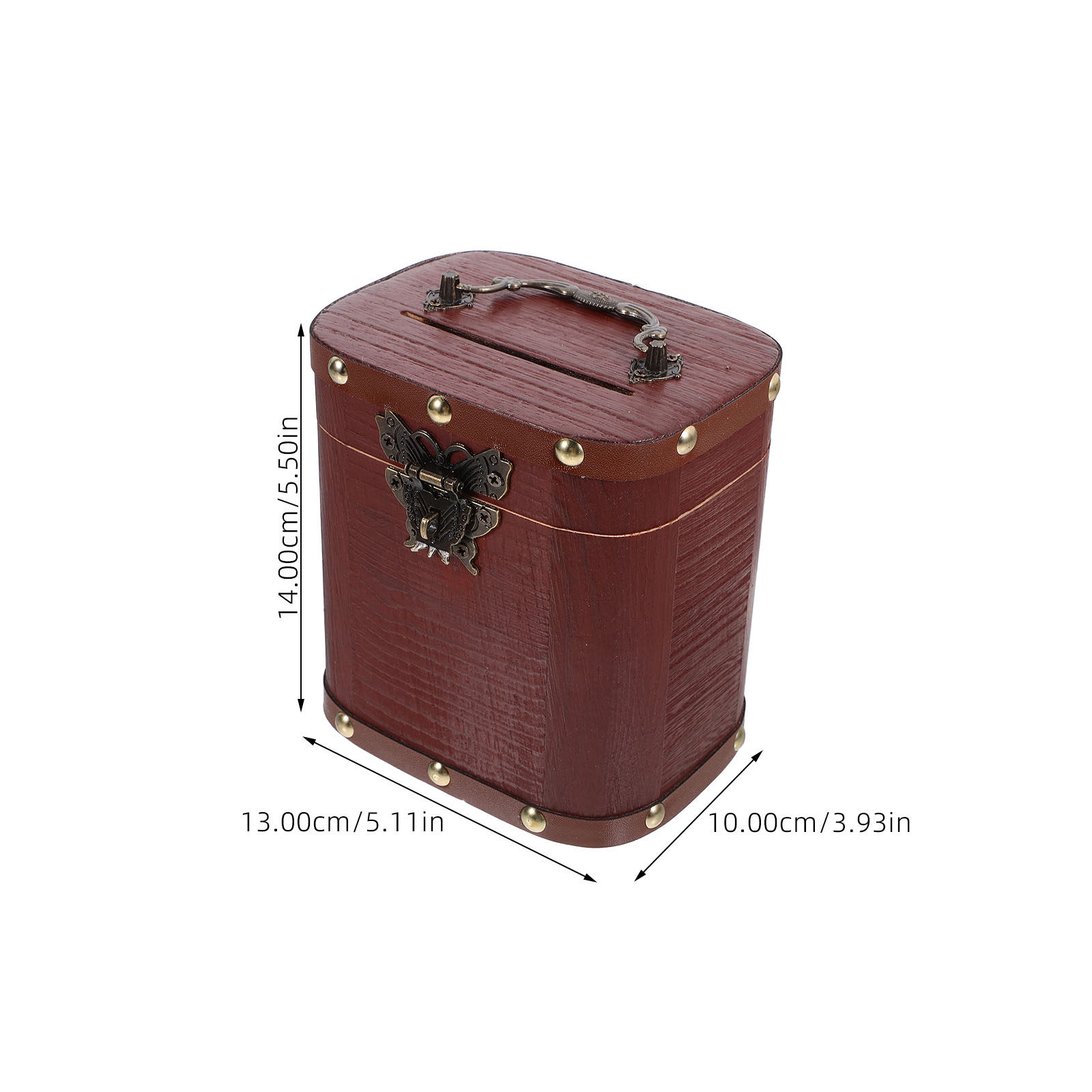 Wooden Lockable Money Bank Tre - Kids Education Savings review and price