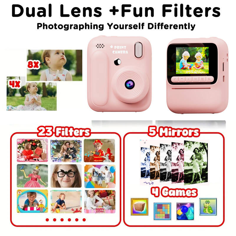Kids Instant Color Printing Ca - Kids Education App review and price