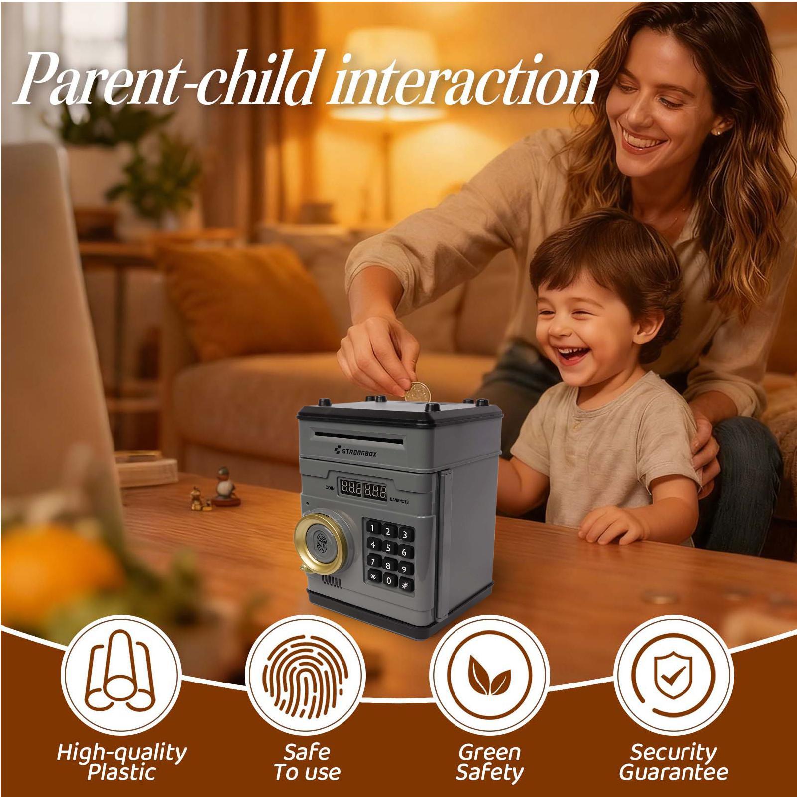 Electronic Money Bank Safe Box - Kids Education Savings review and price