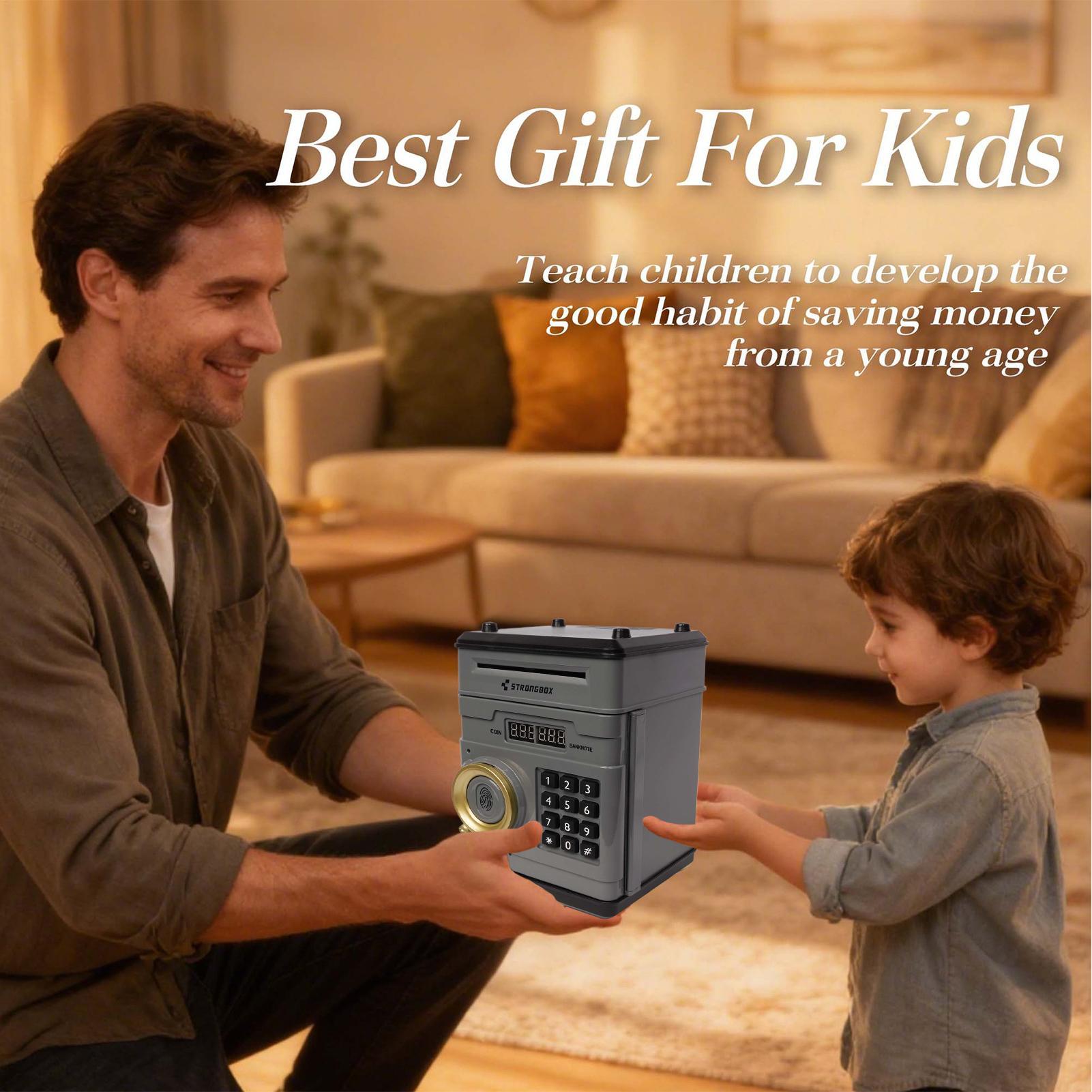 Electronic Money Bank Safe Box - Kids Education Savings review and price