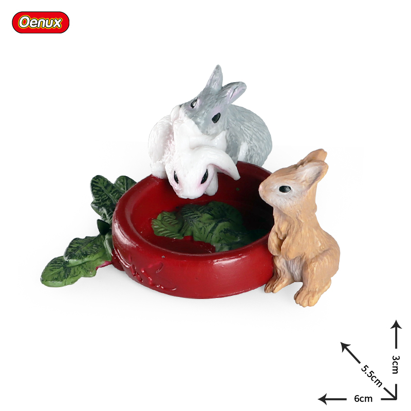 Oenux Lovely Farm Rabbit Bunny - Kids Without Education review and price