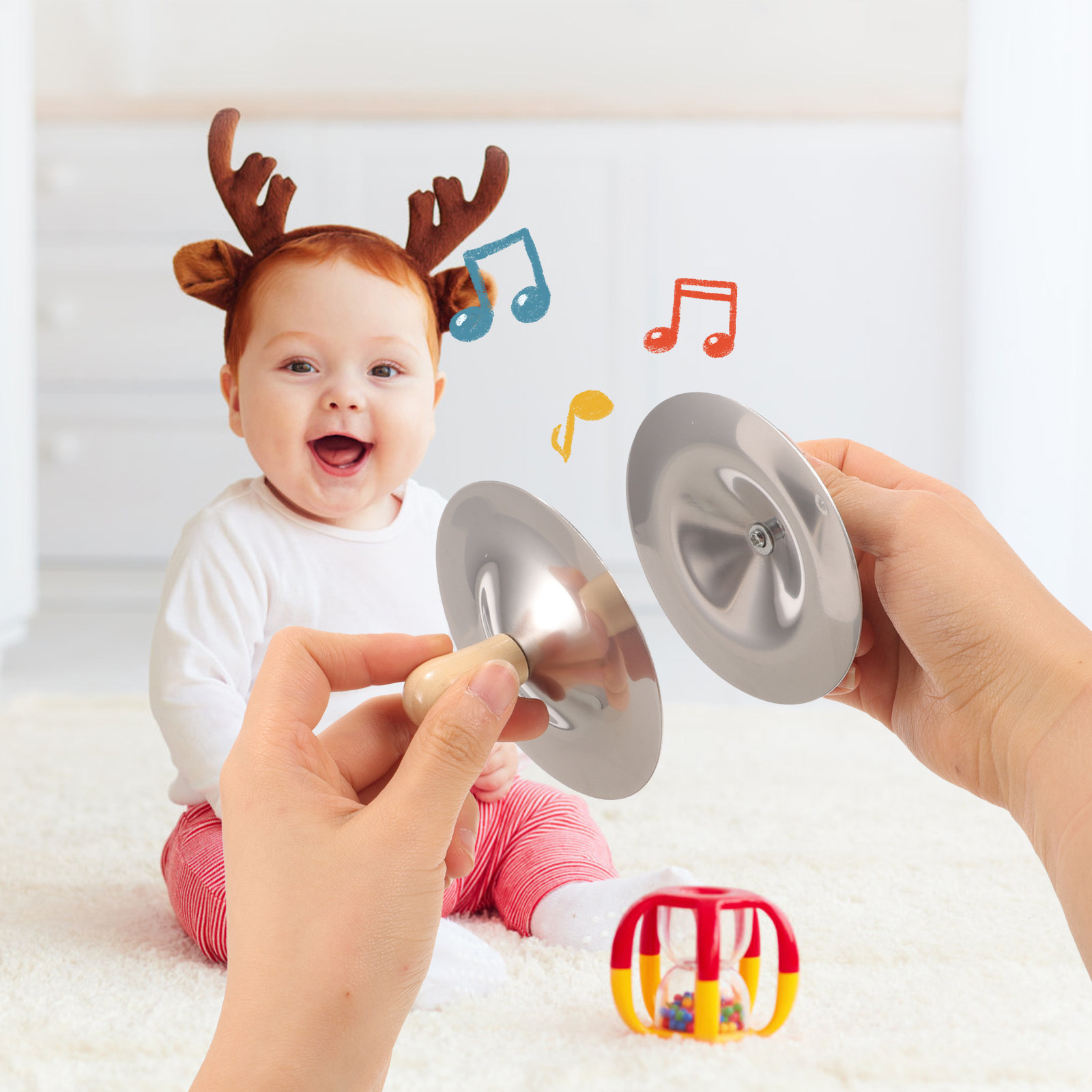 2Pcs Small Finger Cymbals Kids - Kids Education Tools review and price